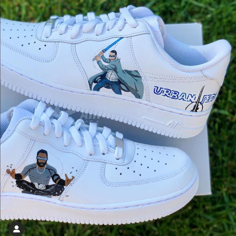 Custom Painted “ Star Wars” Nike Air Force 1s